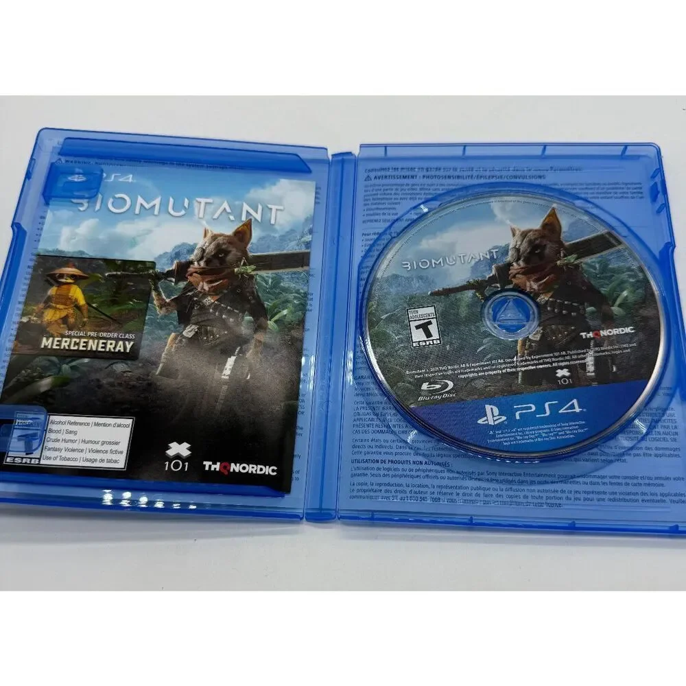 BioMutant Bio Mutant Sony Playstation‎ 4 PS4 Very Clean